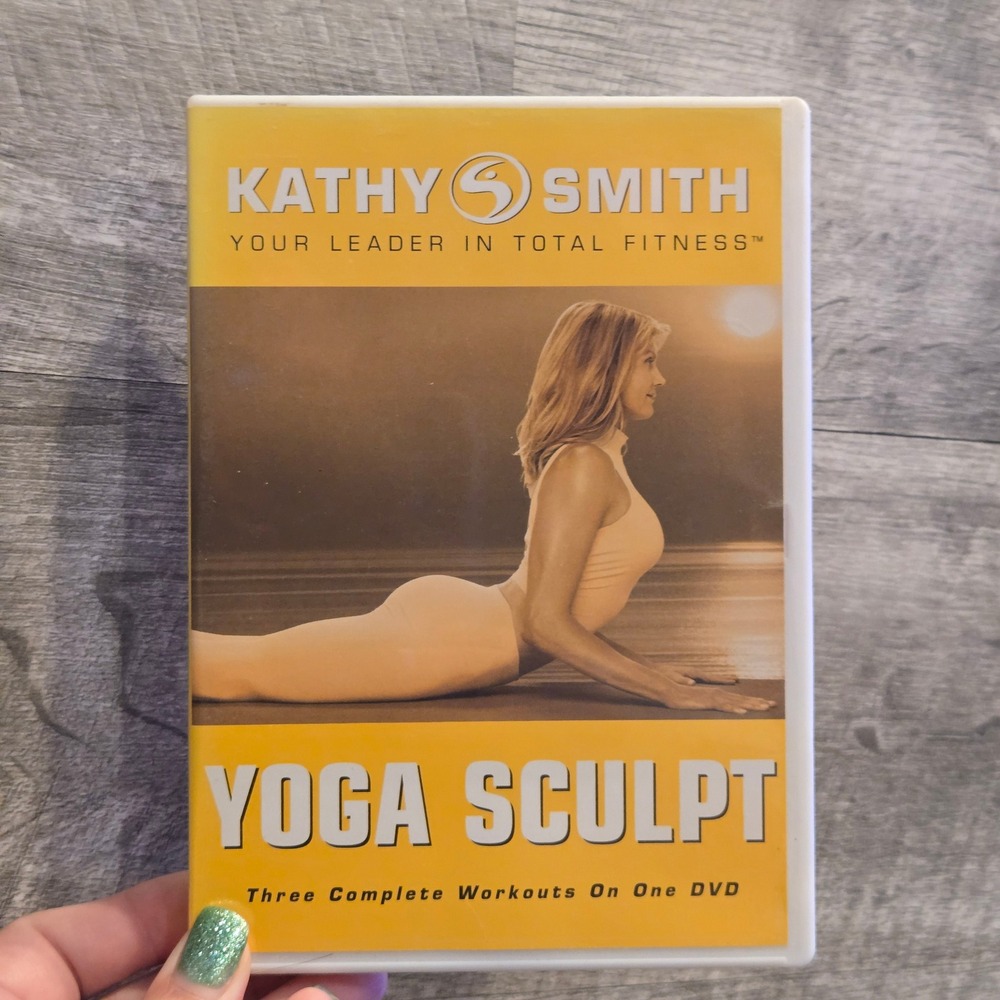 Kathy Smith Yoga Sculpt DVD 3 Workouts Fitness Strength Toning 2006 Goldhil